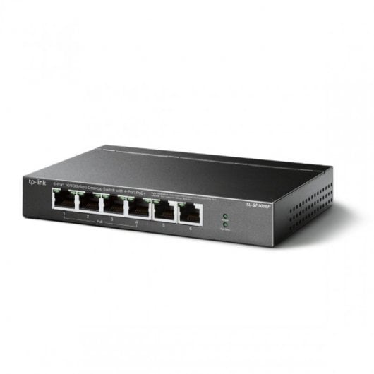 TP-LINK TL-SF1006P Switch Fast Ethernet 6 Portas com 4 Portas PoE+