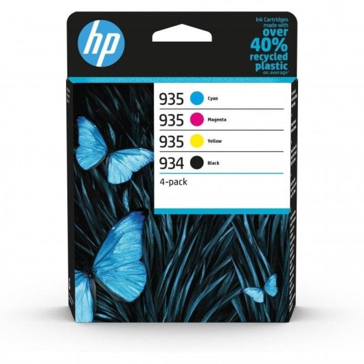 Cartouche d'encre HP 934/935 Noir, Cyan, Magenta, Jaune