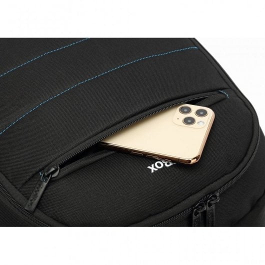 CoolBox Mochila Impermeable Negra para Portátil hasta 15.6"