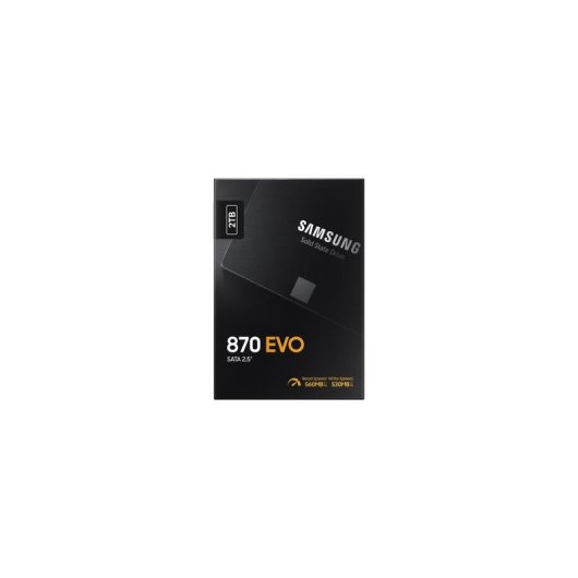 Disco Rígido Samsung 870 EVO 2TB SSD SATA 560MB/s leitura 530MB/s escrita