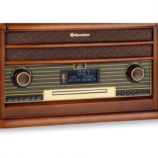 Roadstar HIF-1996D+BT Tocadiscos Bluetooth 40W