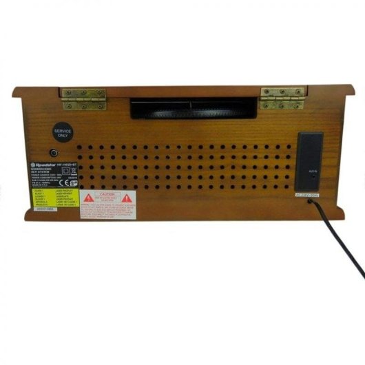 Tocadiscos Roadstar HIF-1993D+BT 80W PMPO Bluetooth AUX CD Cassette USB-MP3 madera