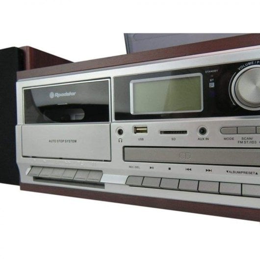 Microcatena Roadstar HIF-8892 8W RMS Bluetooth 64W PMPO Radio CD Cassette