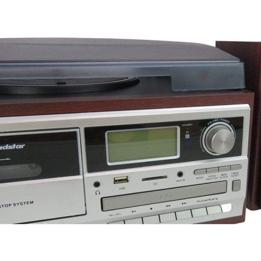 Microcatena Roadstar HIF-8892 8W RMS Bluetooth 64W PMPO Radio CD Cassette