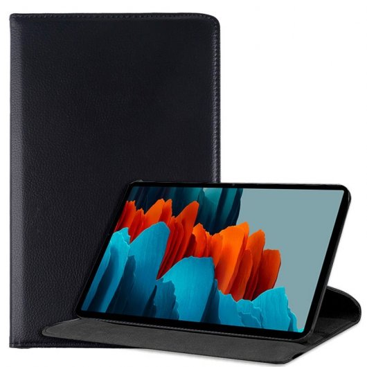 Custodia a libro semplice nera per Samsung Galaxy Tab S7 11"