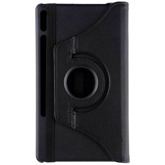 Cool Funda Libro Liso Negro para Samsung Galaxy Tab S7 Plus 12.4"