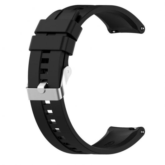 Cool Bracelet en caoutchouc noir universel 20 mm pour Amazfit Bip/GTS/Bip Lite/Huawei/Samsung/Cool Oslo