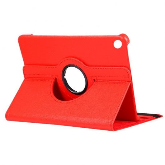 Coole schlichte rote Buchhülle für Huawei Matepad T10s