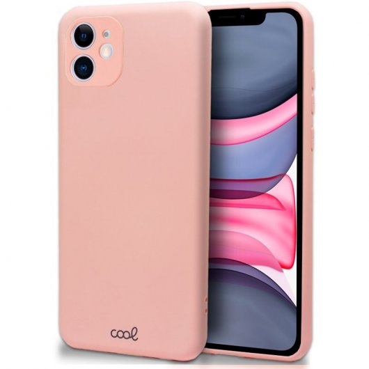 Cool Funda Silicona Cover Rosa Claro para IPhone 11
