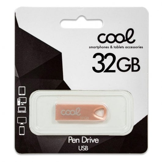 Cooler Metallschlüssel 32 GB USB 2.0 Roségold