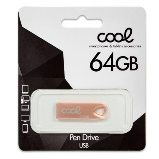 Cool Metal Key 64GB USB 2.0 Rose Gold
