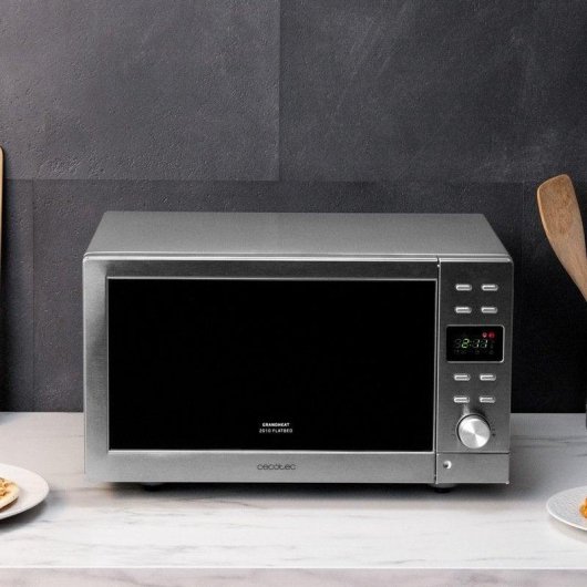 Microonde Cecotec Grandheat 2010 Flatbed Steel 20L 700W Grill Acciaio Inox