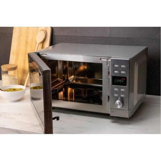 Microonde Cecotec Grandheat 2010 Flatbed Steel 20L 700W Grill Acciaio Inox