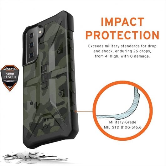 UAG Pathfinder Series Funda Forest Camo para Samsung Galaxy S21 5G