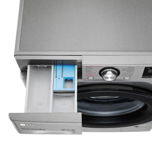 LG F2WV5S85S2S Lavadora Carga Frontal 8.5Kg C Acero Inoxidable