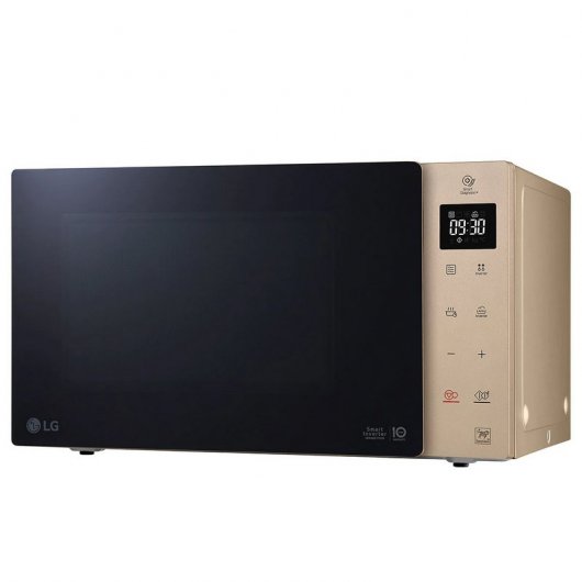 LG MH6535GISA Microondas con Grill Smart Inverter 25L 1000W Champagne