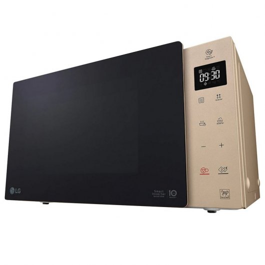 LG MH6535GISA Microondas con Grill Smart Inverter 25L 1000W Champagne
