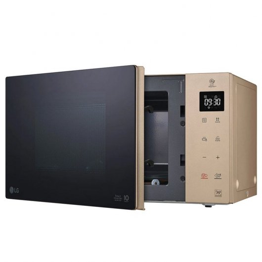 LG MH6535GISA Microondas con Grill Smart Inverter 25L 1000W Champagne