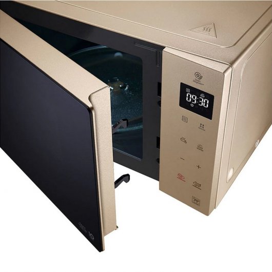LG MH6535GISA Microondas con Grill Smart Inverter 25L 1000W Champagne