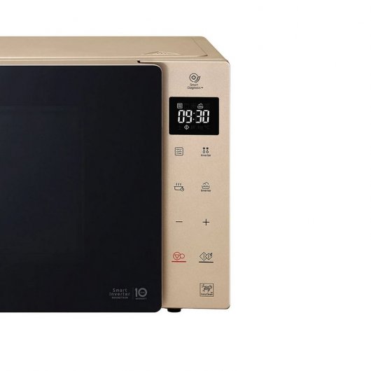 LG MH6535GISA Microondas con Grill Smart Inverter 25L 1000W Champagne