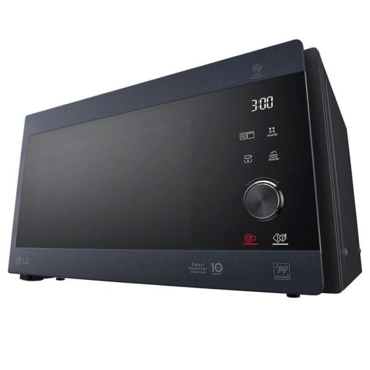 Mikrowelle LG MH6565CPW 25L 1000W Grill Smart Inverter Schwarz