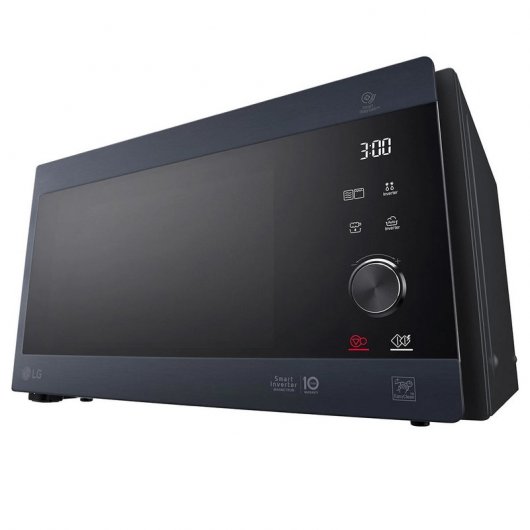 LG MH6565CPW Microondas con Grill Smart Inverter 25L 1000W Negro