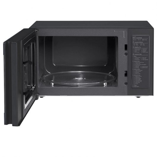 LG MH6565CPW Microondas con Grill Smart Inverter 25L 1000W Negro