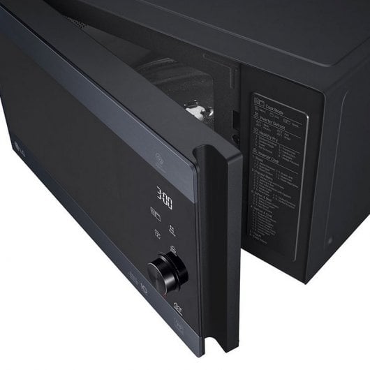 LG MH6565CPW Microondas con Grill Smart Inverter 25L 1000W Negro
