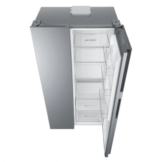 Haier HSR3918ENPG Amerikanischer Kühlschrank E Edelstahl