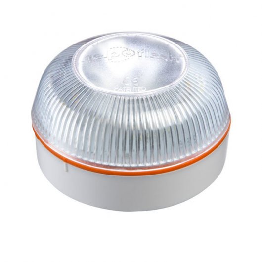 Help Flash Luz de Emergencia V16 con Base Imantada Homologada DGT Pack 2 Unidades + Botiquín