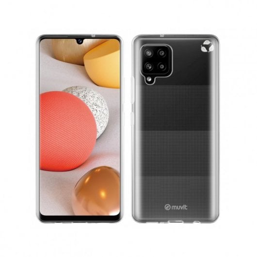 Muvit Funda Transparente para Samsung Galaxy A42 5G