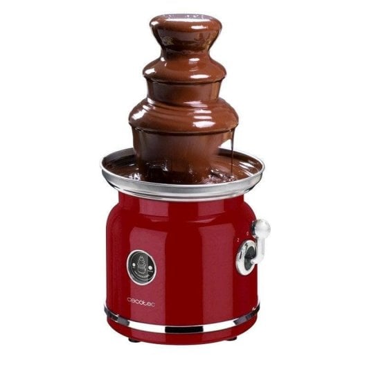 Chocolateras Cecotec Fun Chocolicious Edelstahl 3 Ebenen 90W Rot