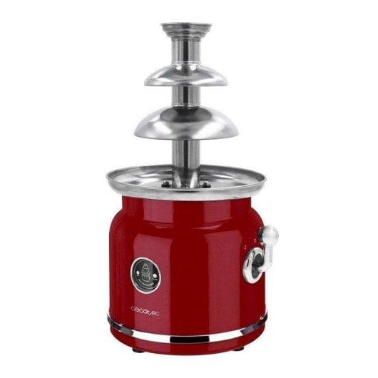 Chocolateras Cecotec Fun Chocolicious Edelstahl 3 Ebenen 90W Rot