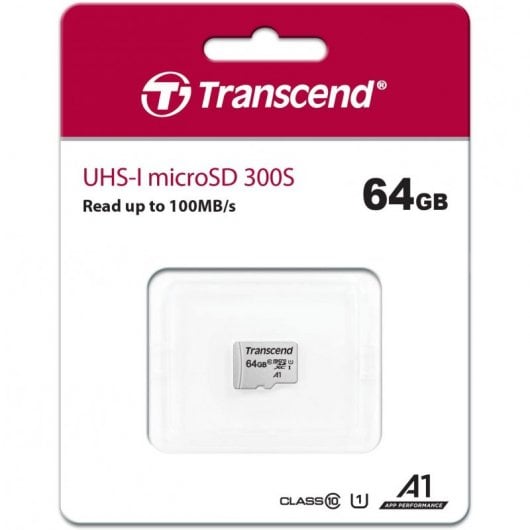 Transcend 300S MicroSDXC 64GB U1 A1 Classe 10