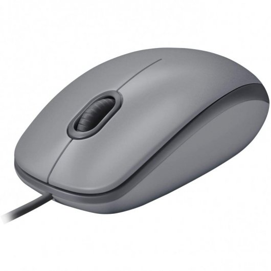 Logitech M110 Ratón USB 1000DPI Gris