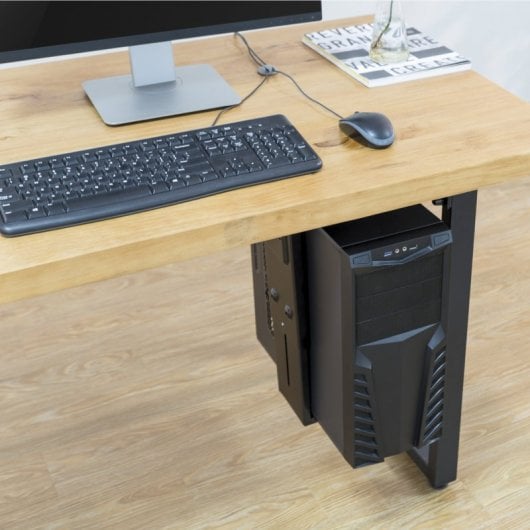 Ewent EW1293 supporto per CPU Porta CPU sotto scrivania Nero