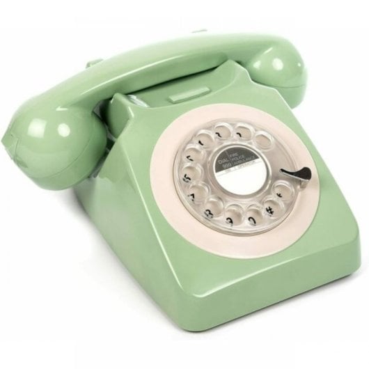 GPO 746 Rotary Teléfono Fijo Retro Verde