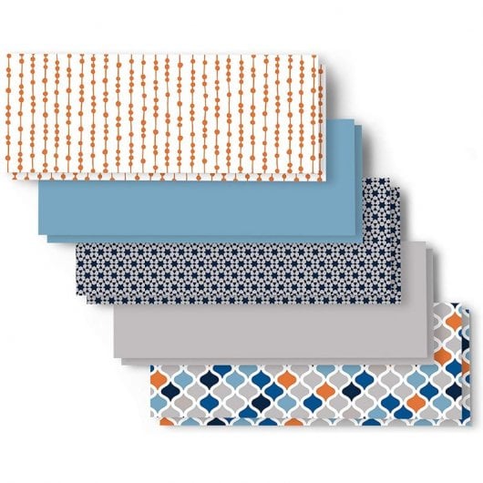 Cricut Joy Pack de 10 Hojas de Papel Adhesivo 11.4 x 30.4 cm Muestrario Moroccan