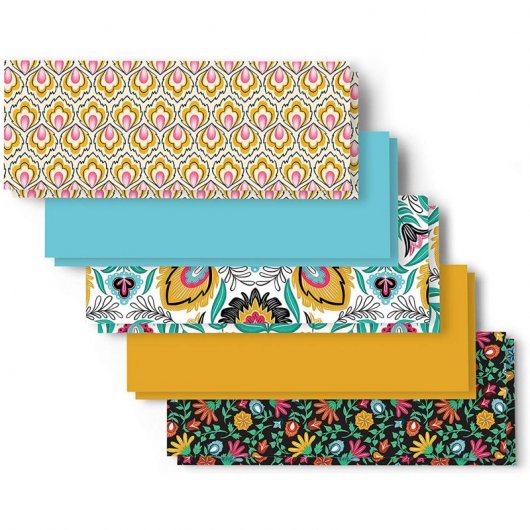Cricut Joy Pack de 10 Hojas de Papel Adhesivo 11.4 x 30.4 cm Muestrario Design