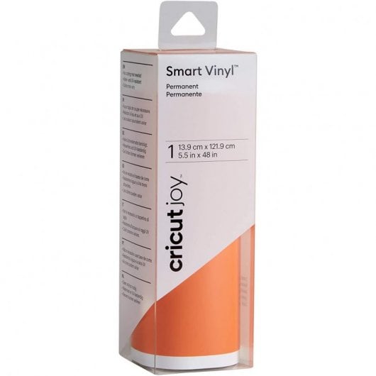 Cricut Joy Vinilo Adhesivo Permanente 13.9 x 121.9 cm Naranja