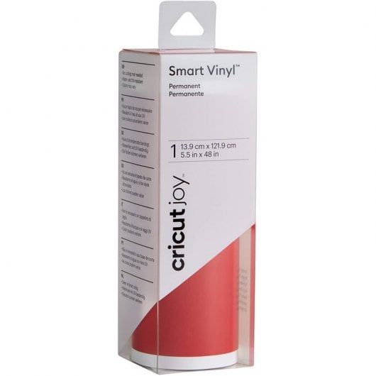 Cricut Joy Vinilo Adhesivo Permanente 13.9 x 121.9 cm Rojo