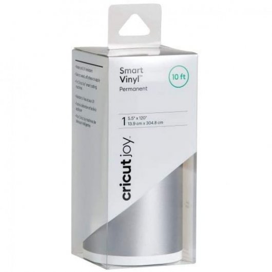 Cricut Joy Vinilo Adhesivo Permanente 13.9 x 304.8 cm Plata