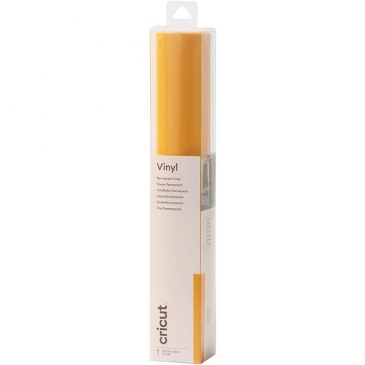 Vinile adesivo permanente Cricut 12" x 50" giallo mais