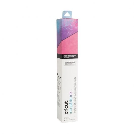 Cricut Infusible Ink Pack 2 Hojas de Transferencia Infusible Watercolor Splash