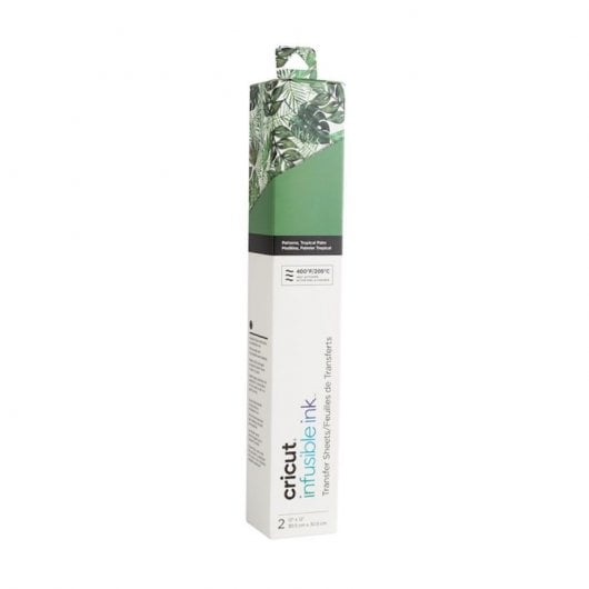 Cricut Infusible Ink Confezione da 2 fogli di trasferimento infusibili per palme tropicali