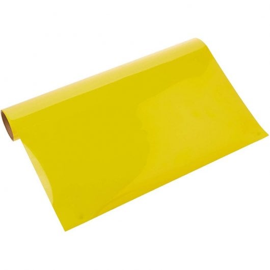 Cricut Everyday Iron-On Vinilo Textil Termoadhesivo 30.5 cm x 61 cm Amarillo