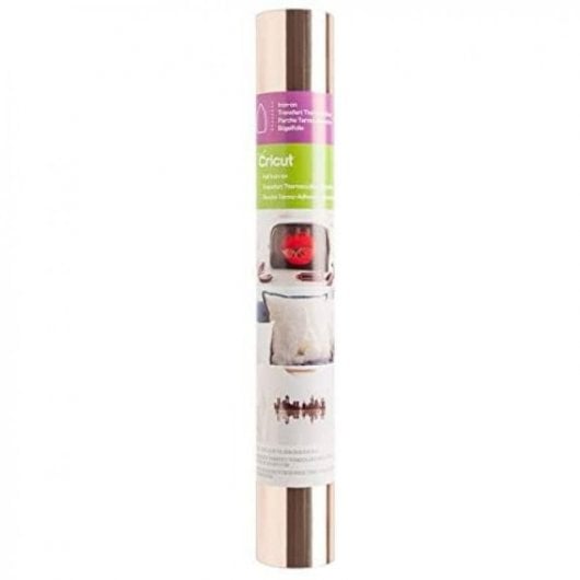 Cricut Iron-On Vinilo Textil Termoadhesivo 30.5 cm x 61 cm Dorado Rosa