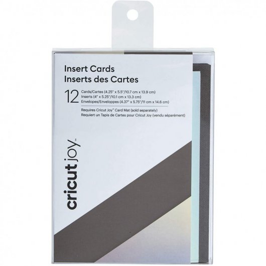 Kit d'insertion de carte Cricut Joy Gris/Argent