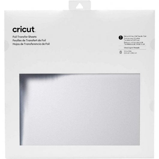 Cricut Set 8 Folientransferblätter 30,5 x 30,5 cm Silber