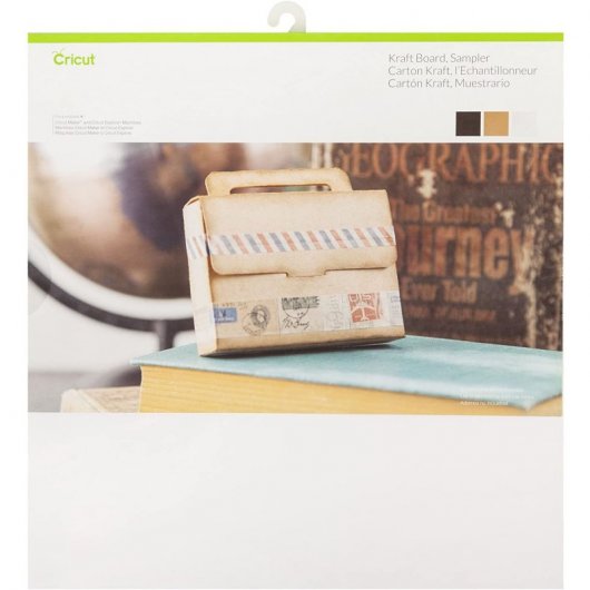 Cricut Pack de 30 Cartones Kraft 30.5 cm x 30.5 cm Muestrario Natural